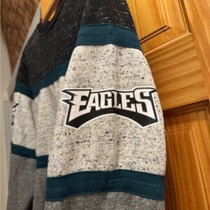 NFL Team Apparel Black and Gray Shirt